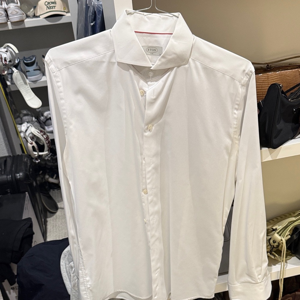 Eton Men's Classic White Dress Shirt